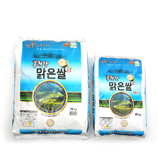 (햅쌀)홍천곡산 홍천강 맑은쌀 20kg